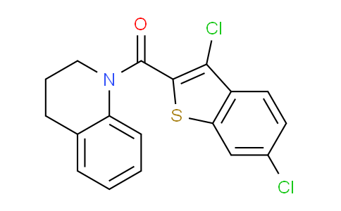CAS No. 332156-29-3, (3,6-Dichlorobenzo[b]thiophen-2-yl)(3,4-dihydroquinolin-1(2H)-yl)methanone