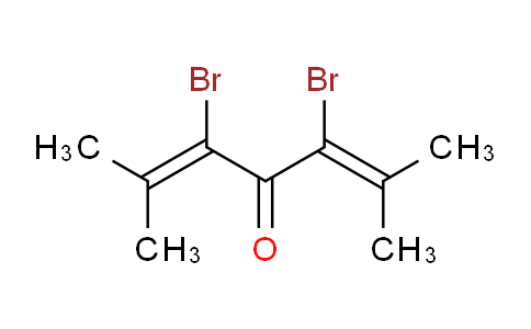 CAS No. 5682-79-1, 3,5-Dibromo-2,6-dimethyl-2,5-heptadien-4-one