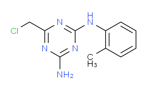 CAS No. 568570-13-8, 6-(Chloromethyl)-N2-(o-tolyl)-1,3,5-triazine-2,4-diamine