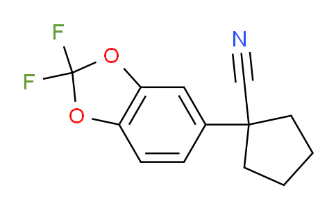 CAS No. 2119512-46-6, 1-(2,2-Difluoro-1,3-benzodioxol-5-yl)cyclopentanecarbonitrile