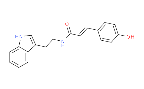 CAS No. 212707-60-3, (E)-N-[2-(3-Indolyl)ethyl]-3-(4-hydroxyphenyl)acrylamide