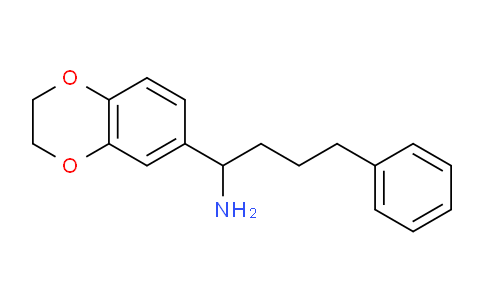 CAS No. 212714-10-8, 1-(2,3-Dihydrobenzo[b][1,4]dioxin-6-yl)-4-phenylbutan-1-amine