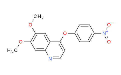 CAS No. 190728-24-6, 6,7-Dimethoxy-4-(4-nitrophenoxy)quinoline