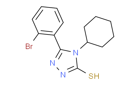 CAS No. 312501-80-7, 5-(2-Bromophenyl)-4-cyclohexyl-4H-1,2,4-triazole-3-thiol