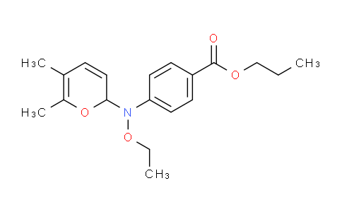 CAS No. 20983-84-0, Propyl 4-((5,6-dimethyl-2H-pyran-2-yl)(ethoxy)amino)benzoate