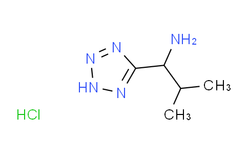 CAS No. 33876-30-1, 2-Methyl-1-(2H-tetrazol-5-yl)propan-1-amine hydrochloride