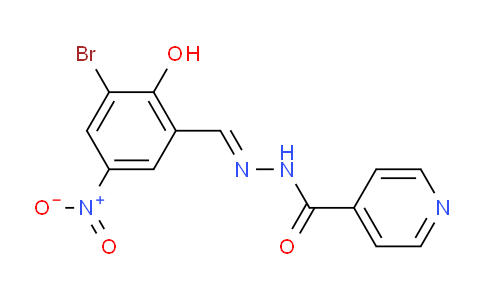 CAS No. 339207-98-6, N'-(3-Bromo-2-hydroxy-5-nitrobenzylidene)isonicotinohydrazide