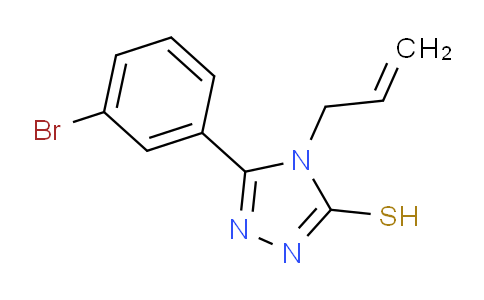 CAS No. 341013-59-0, 4-Allyl-5-(3-bromophenyl)-4H-1,2,4-triazole-3-thiol