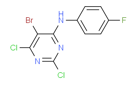 CAS No. 2153962-20-8, 5-Bromo-2,6-dichloro-N-(4-fluorophenyl)-4-pyrimidinamine