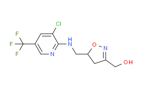 CAS No. 338410-31-4, (5-(((3-Chloro-5-(trifluoromethyl)pyridin-2-yl)amino)methyl)-4,5-dihydroisoxazol-3-yl)methanol