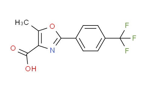 CAS No. 355020-55-2, 5-Methyl-2-(4-(trifluoromethyl)phenyl)oxazole-4-carboxylic acid
