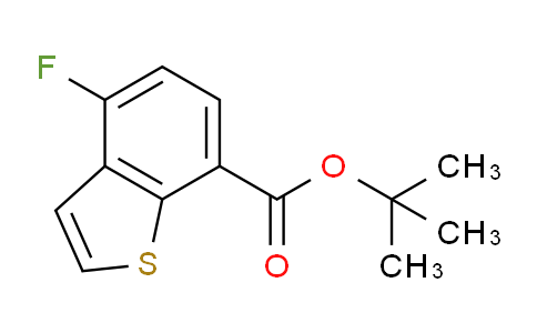 CAS No. 1956335-45-7, tert-Butyl 4-fluorobenzo[b]thiophene-7-carboxylate