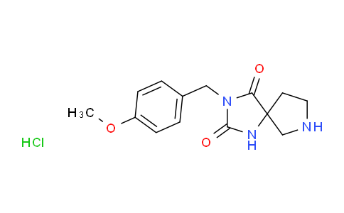 CAS No. 1956365-90-4, 3-(4-Methoxybenzyl)-1,3,7-triazaspiro[4.4]nonane-2,4-dione hydrochloride