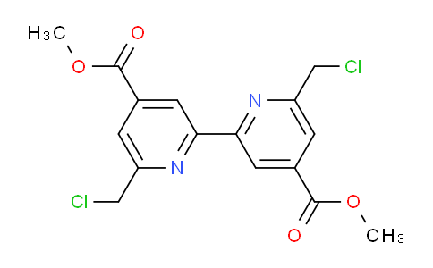 CAS No. 1956377-23-3, Dimethyl 6,6'-bis(chloromethyl)-[2,2'-bipyridine]-4,4'-dicarboxylate