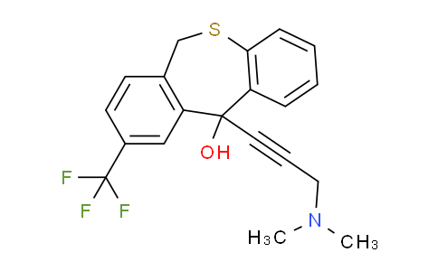 CAS No. 1956379-79-5, 11-(3-(Dimethylamino)prop-1-yn-1-yl)-9-(trifluoromethyl)-6,11-dihydrodibenzo[b,e]thiepin-11-ol