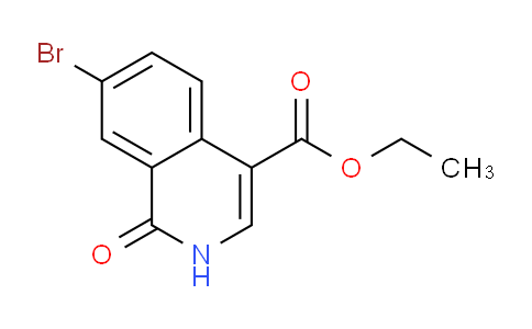CAS No. 1956380-73-6, Ethyl 7-bromo-1-oxo-1,2-dihydroisoquinoline-4-carboxylate