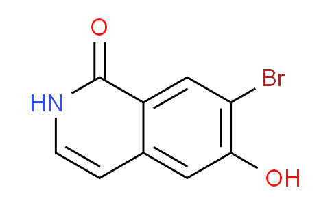 CAS No. 1956382-71-0, 7-Bromo-6-hydroxyisoquinolin-1(2H)-one