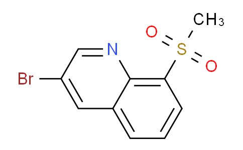 CAS No. 1956385-35-5, 3-Bromo-8-(methylsulfonyl)quinoline