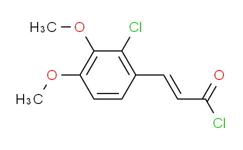CAS No. 175136-00-2, 3-(2-Chloro-3,4-dimethoxyphenyl)acryloyl chloride