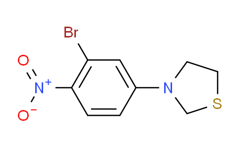 CAS No. 1779120-18-1, 3-(3-Bromo-4-nitrophenyl)thiazolidine