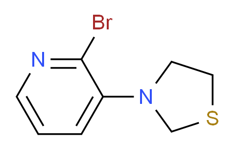 CAS No. 1779121-28-6, 3-(2-Bromopyridin-3-yl)thiazolidine