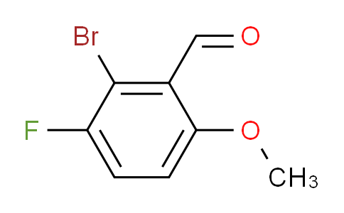 CAS No. 1780200-30-7, 2-Bromo-3-fluoro-6-methoxybenzaldehyde