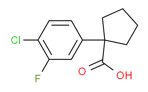 CAS No. 1782204-52-7, 1-(4-Chloro-3-fluorophenyl)cyclopentanecarboxylic Acid