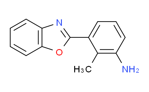 CAS No. 313549-87-0, 3-(Benzo[d]oxazol-2-yl)-2-methylaniline
