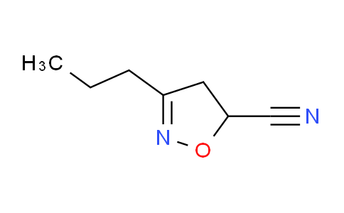 CAS No. 190907-50-7, 3-Propyl-4,5-dihydroisoxazole-5-carbonitrile