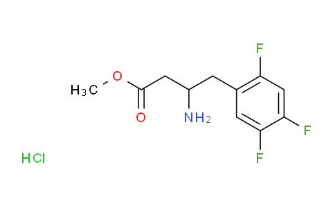 CAS No. 1909309-14-3, methyl 3-amino-4-(2,4,5-trifluorophenyl)butanoate hydrochloride