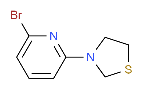 CAS No. 1774894-76-6, 3-(6-Bromopyridin-2-yl)thiazolidine