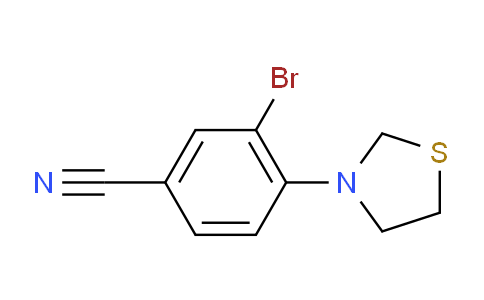 CAS No. 1774896-33-1, 3-Bromo-4-(thiazolidin-3-yl)benzonitrile