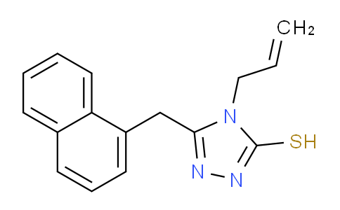 CAS No. 31803-13-1, 4-Allyl-5-(naphthalen-1-ylmethyl)-4H-1,2,4-triazole-3-thiol