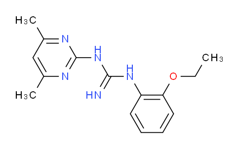 CAS No. 351190-36-8, 1-(4,6-Dimethylpyrimidin-2-yl)-3-(2-ethoxyphenyl)guanidine