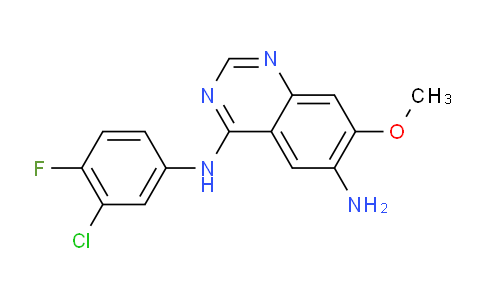 CAS No. 179552-75-1, N4-(3-Chloro-4-fluorophenyl)-7-methoxyquinazoline-4,6-diamine