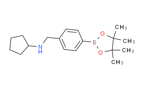 CAS No. 2096331-44-9, 4-(Cyclopentyl)aminomethylphenylboronic acid pinacol ester