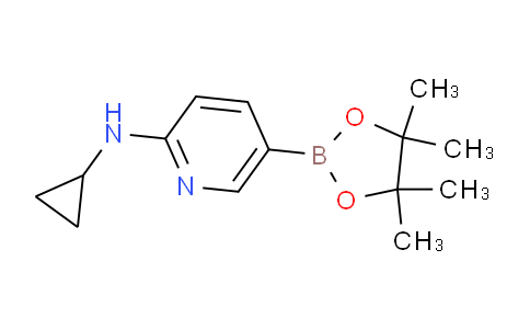 CAS No. 2096334-77-7, N-Cyclopropyl-5-(4,4,5,5-tetramethyl-1,3,2-dioxaborolan-2-yl)pyridin-2-amine