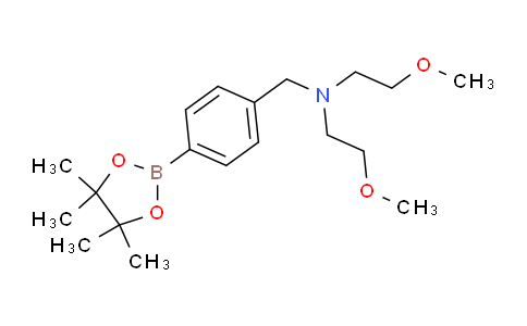 2096339-20-5 | Bis-(2-methoxy-ethyl)-[4-(4,4,5,5-tetramethyl-[1,3,2]dioxaborolan-2-yl)-benzyl]amine