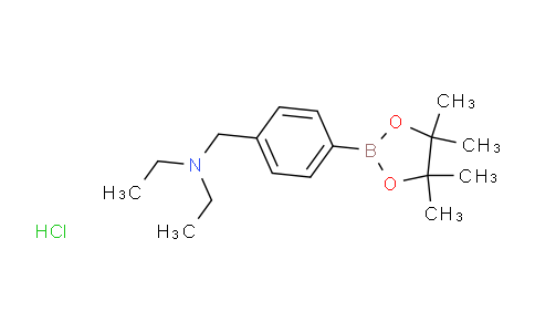 CAS No. 2096340-36-0, 4-((Diethylamino)methyl)phenylboronic acid pinacol ester hydrochloride