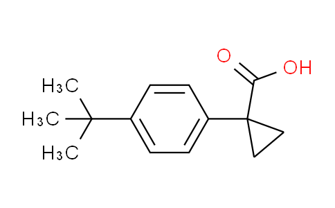 CAS No. 211315-05-8, 1-[4-(tert-Butyl)phenyl]cyclopropanecarboxylic Acid