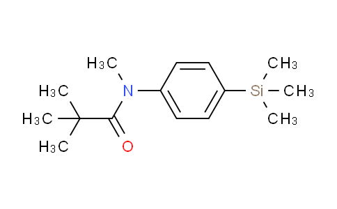 CAS No. 1418117-84-6, N-Methyl-N-[4-(trimethylsilyl)phenyl]pivalamide