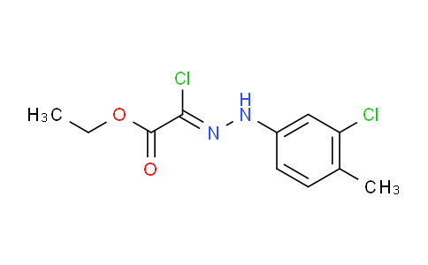 CAS No. 148367-95-7, Ethyl 2-chloro-2-(2-(3-chloro-4-methylphenyl)hydrazono)acetate