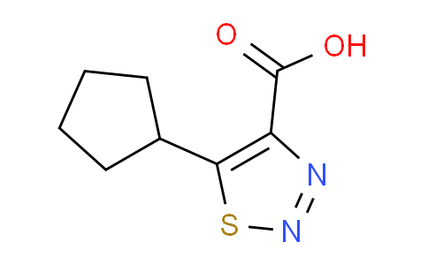 CAS No. 1484768-40-2, 5-Cyclopentyl-1,2,3-thiadiazole-4-carboxylic acid