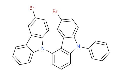 CAS No. 1613043-67-6, 3',6-Dibromo-9-phenyl-9H-4,9'-bicarbazole