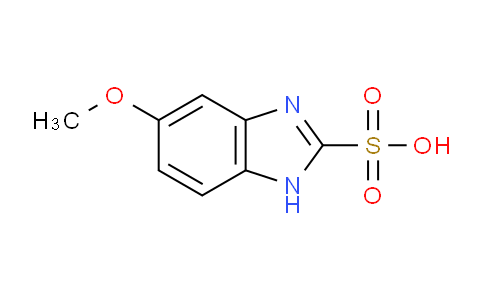 CAS No. 106135-28-8, 5-Methoxy-1H-benzo[d]imidazole-2-sulfonic acid