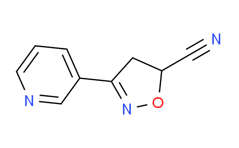 CAS No. 264606-40-8, 3-(Pyridin-3-yl)-4,5-dihydroisoxazole-5-carbonitrile