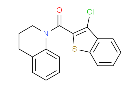 CAS No. 216501-54-1, (3-Chlorobenzo[b]thiophen-2-yl)(3,4-dihydroquinolin-1(2H)-yl)methanone