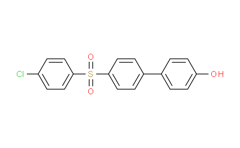 CAS No. 30809-75-7, 4'-((4-Chlorophenyl)sulfonyl)-[1,1'-biphenyl]-4-ol