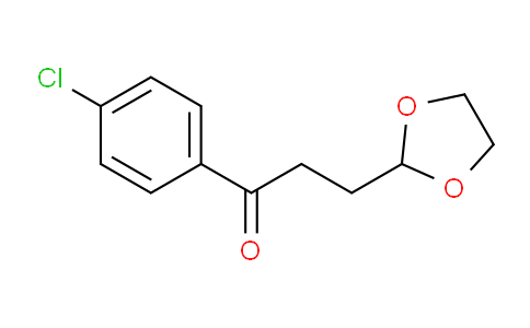 CAS No. 147030-64-6, 1-(4-Chlorophenyl)-3-(1,3-dioxolan-2-yl)propan-1-one