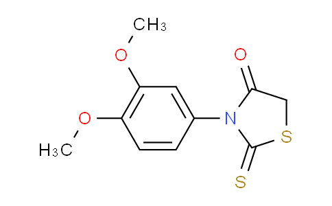 CAS No. 19334-85-1, 3-(3,4-Dimethoxyphenyl)-2-thioxothiazolidin-4-one